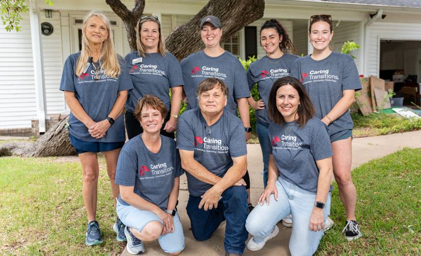 Local Caring Transitions senior moving team that serves Arlington families