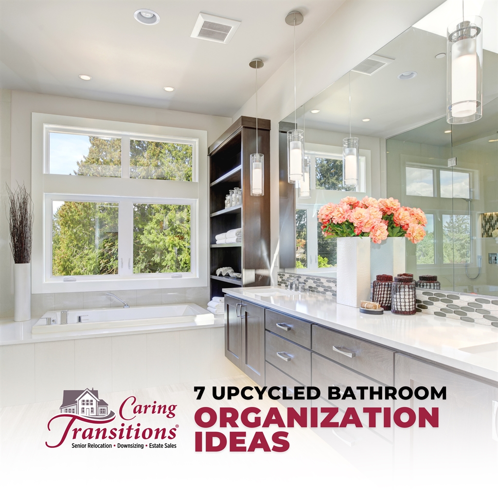 7 Upcycled Bathroom Organization Ideas